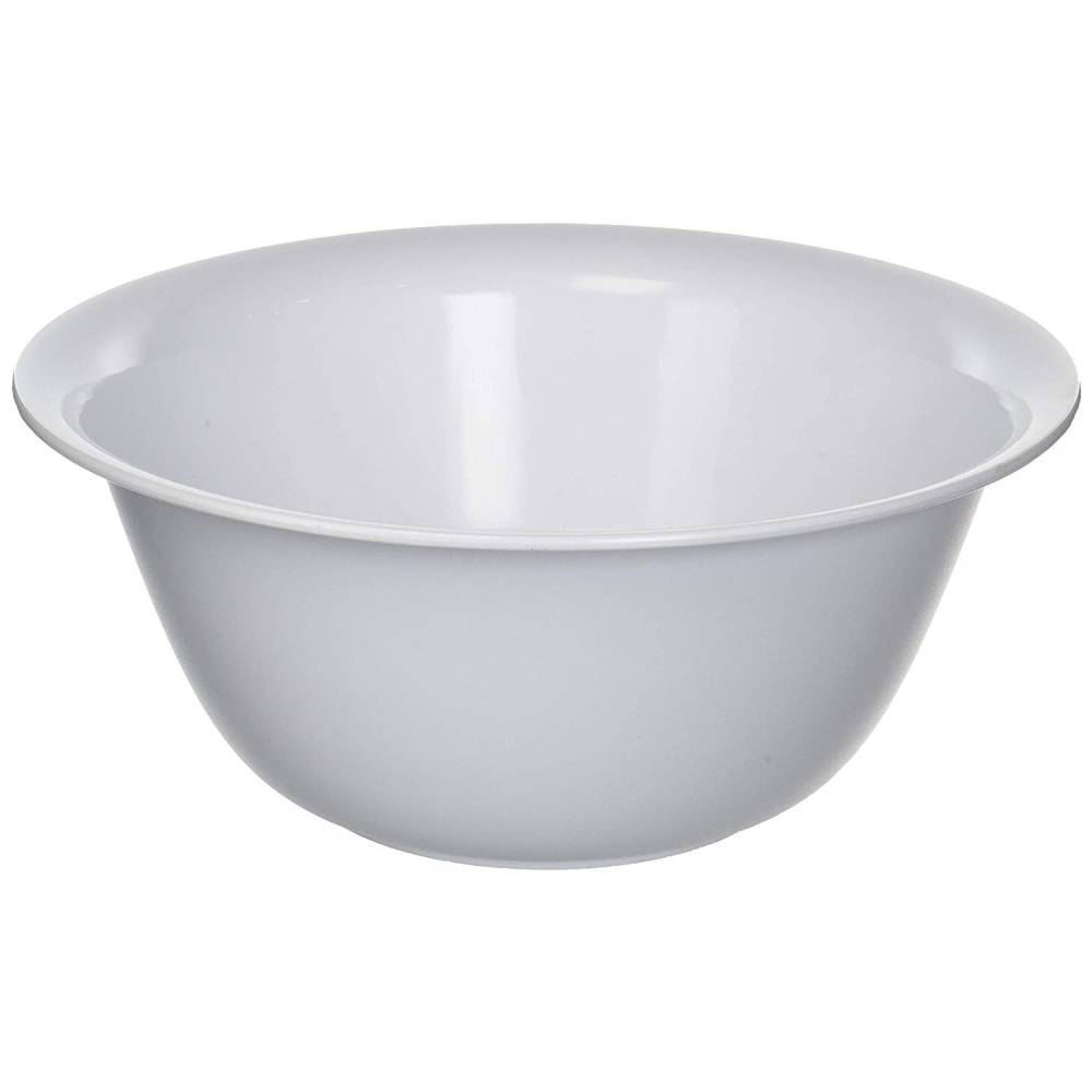 Sterilite 6 Qt Bowl 0711 White Plastic Round Stackable Microwave ...