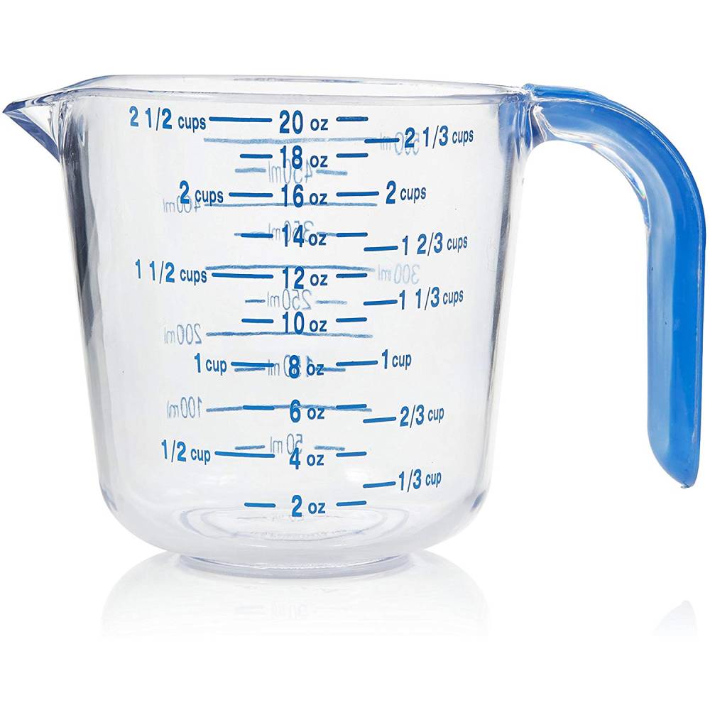 Arrow Plastic Cool Grip Measuring Cup 2.5 Cup Microwave Dishwasher Safe