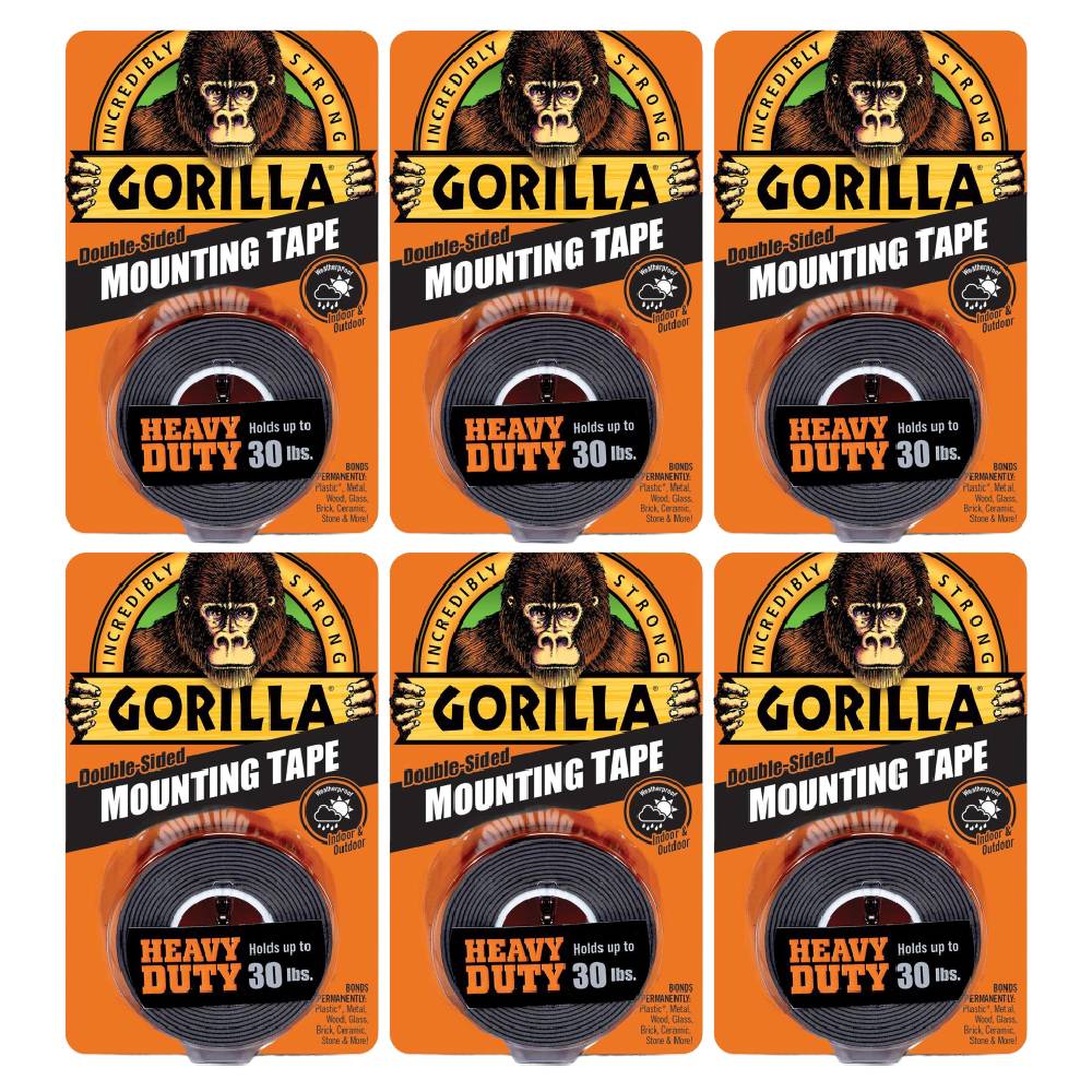 gorilla heavy duty double sided mounting tape reviews