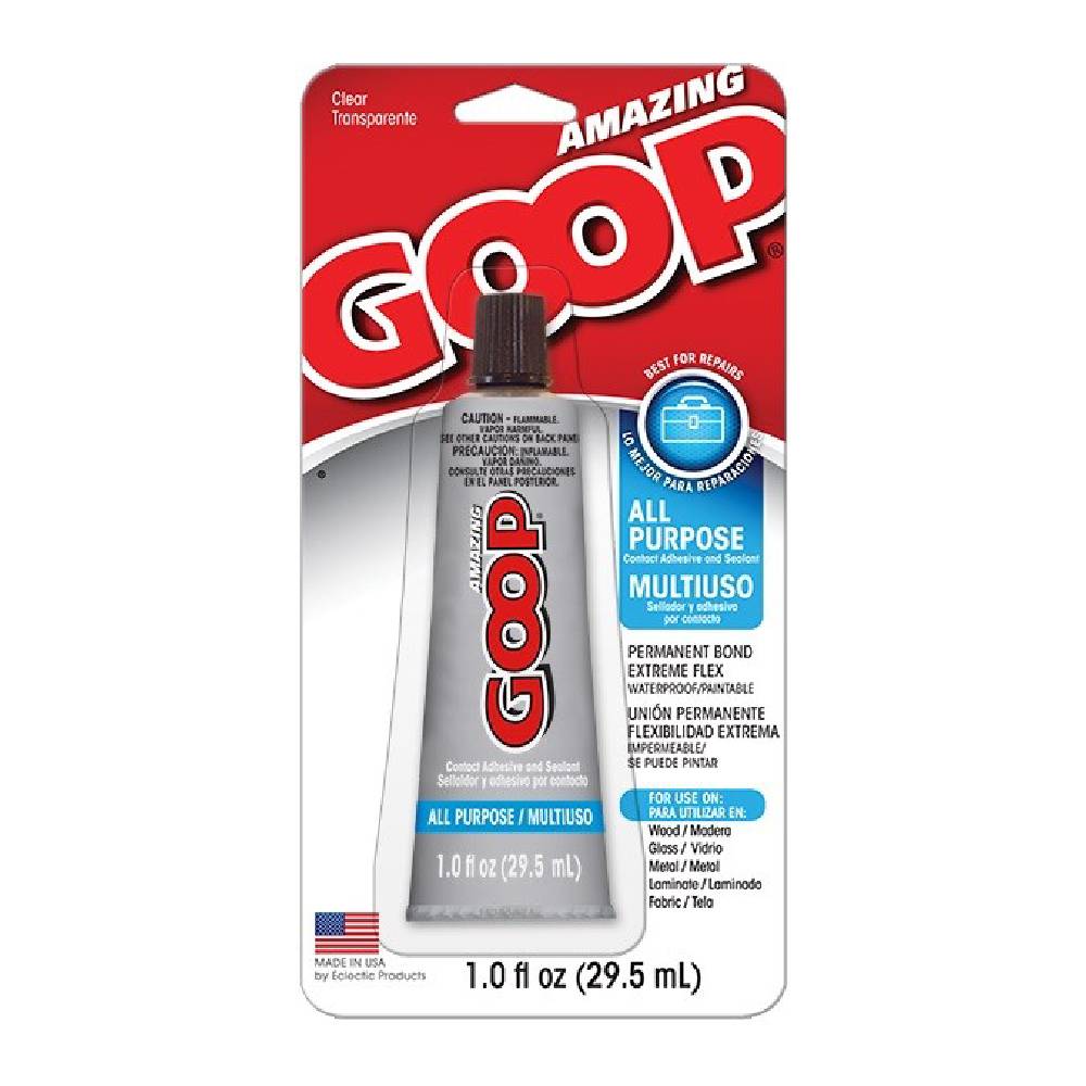 Amazing Goop All Purpose Eclectic 140232 Adhesive Sealant Dries Clear