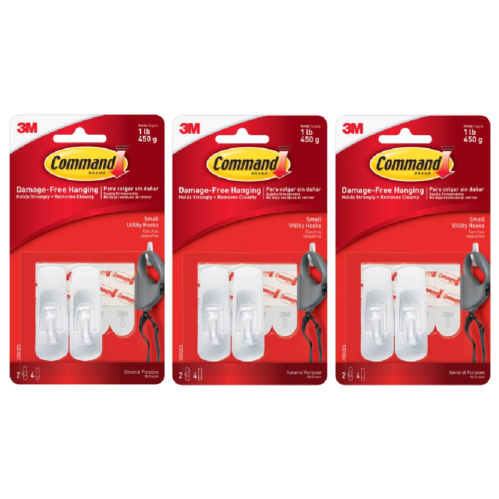 Command 4-pack White Small Picture Hanging Strips in the Picture Hangers  department at