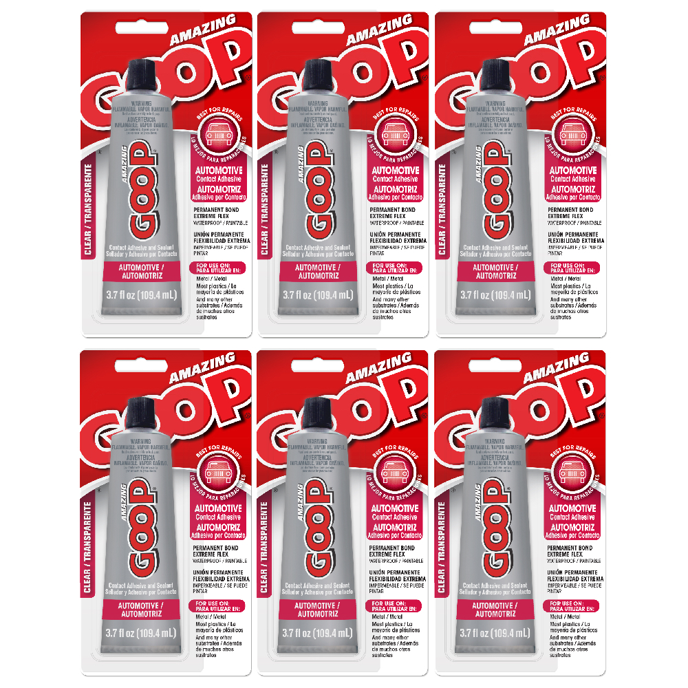 Amazing Goop Automotive Adhesive Glue Sealant Waterproof 3.7 Oz Clear