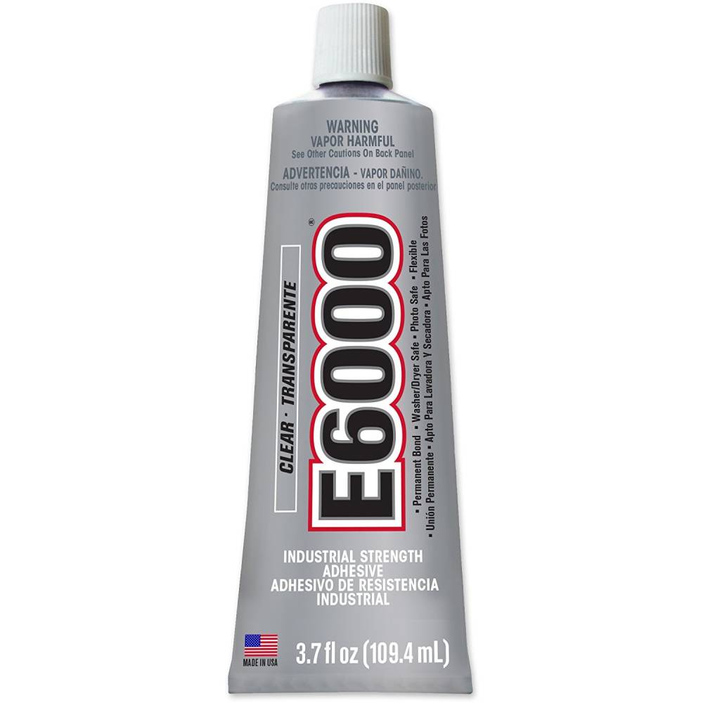 E6000 Craft Glue Adhesive Industrial Strength Bond Paintable 3.7oz