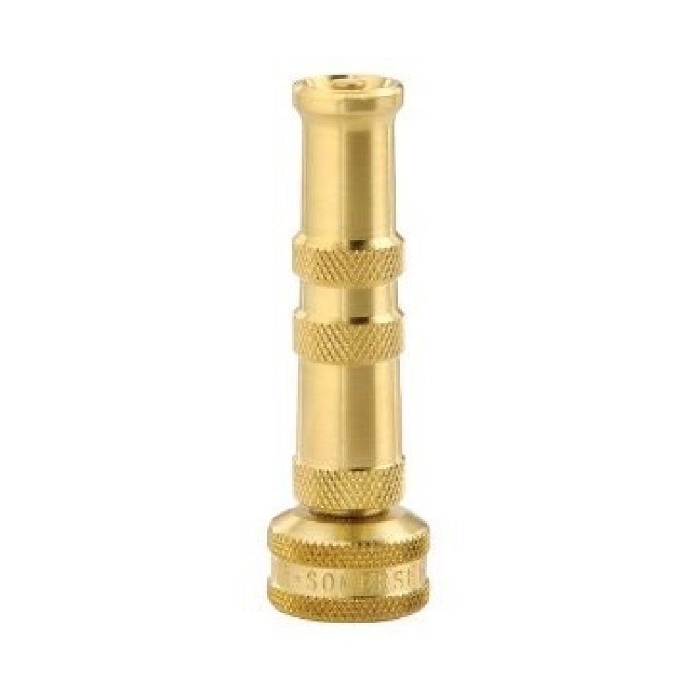Gilmour Twist Hose Nozzle 805282 Brass With Rubber Grip Adjustable