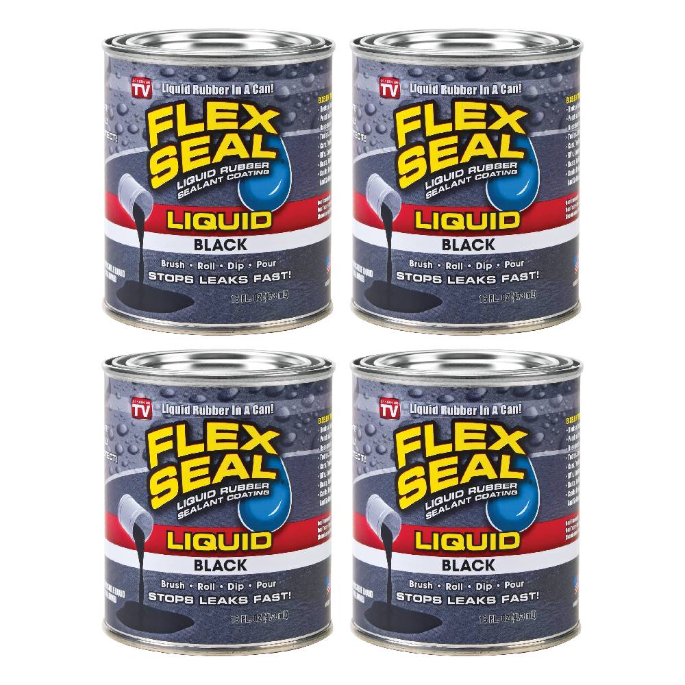 Flex Seal Liquid Rubber Sealant Coating Waterproof Repair 16oz Can ...