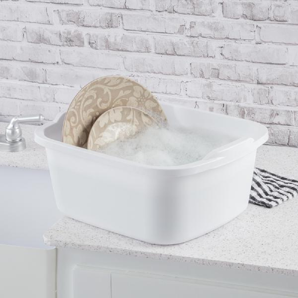 Sterilite Large Sink Set White - 2 CT, Dishware