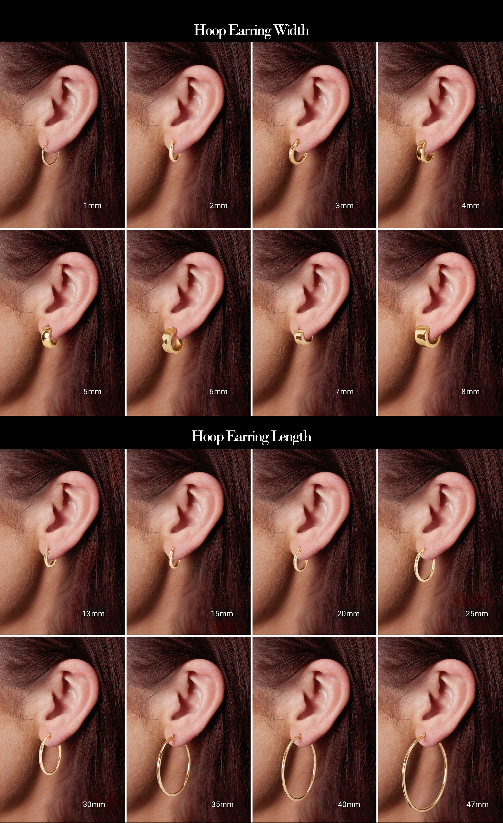 14k Rose Gold 20mm D-Cut Hinged Hoop Earrings 14k Rose Gold 20mm D-Cut Hinged Hoop Earrings
